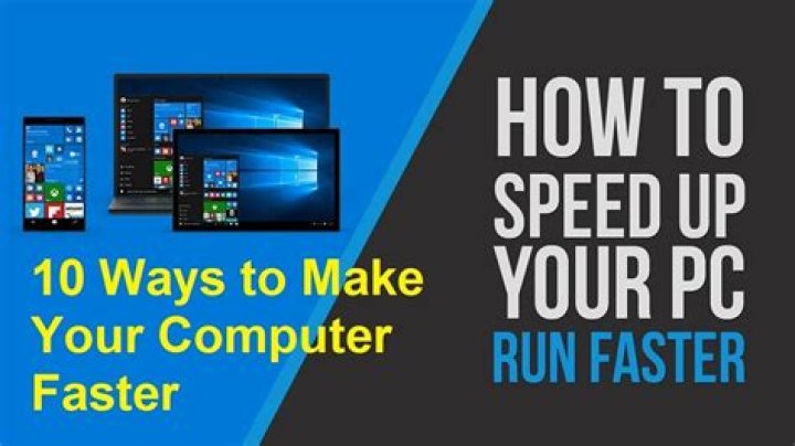 How can I make my laptop run faster?