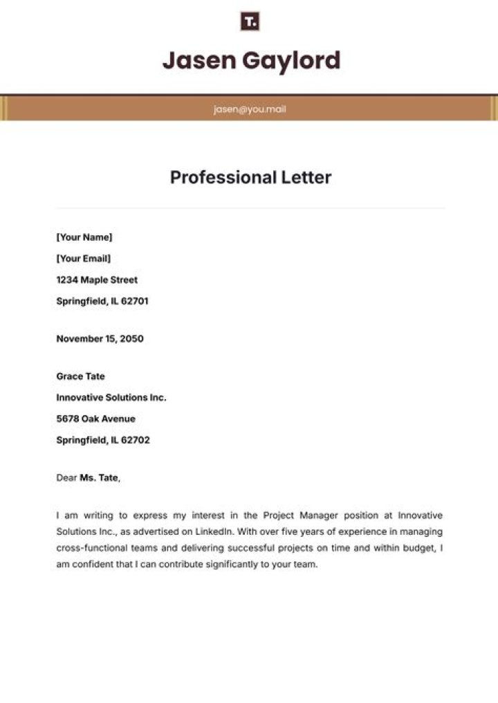How can I make my letter attractive?