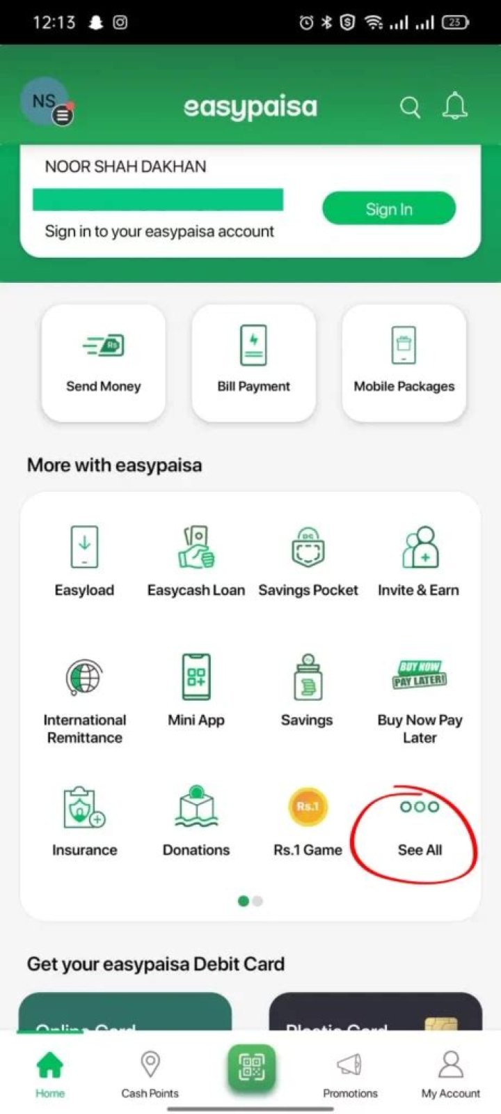 How can I pay through Easy Paisa?