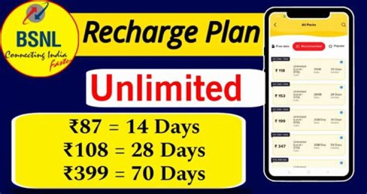 How can I recharge my BSNL 4g SIM?