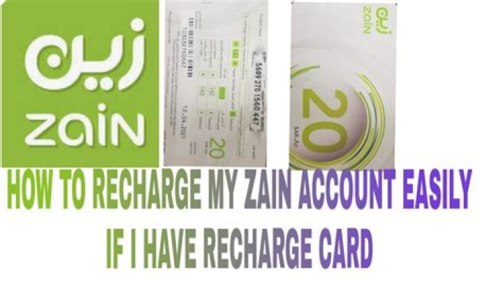 How can I recharge my Zain number?