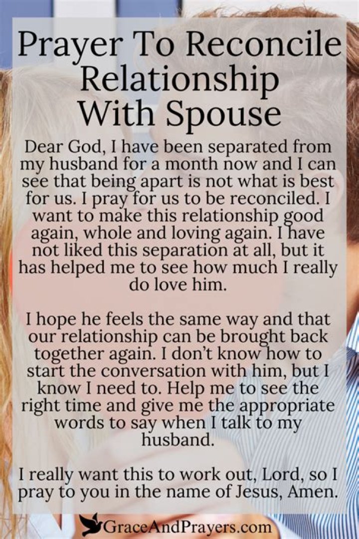 How can I reconcile with my husband?