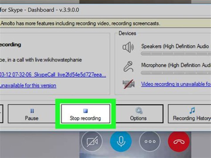 How can I record Skype video on PC?