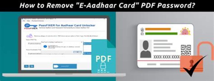 How can I remove Aadhaar card PDF password?