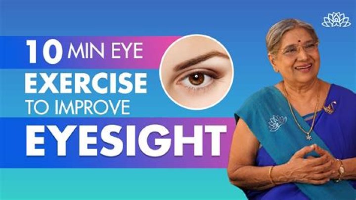 How can I restore my eyesight?