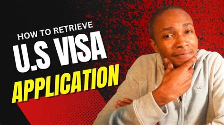 How can I retrieve my US visa application ID?