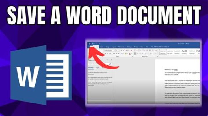How can I save Word documents on my iPad?