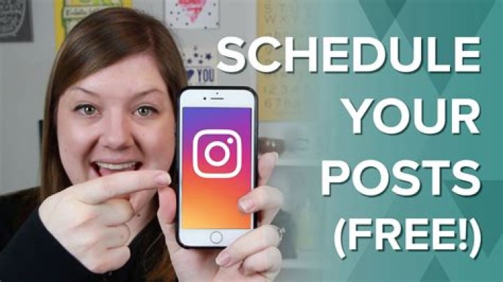 How can I schedule my Instagram posts for free on my phone?
