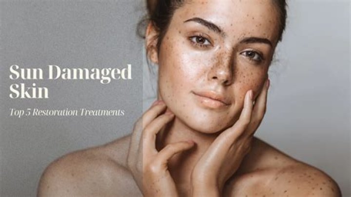 How can I smooth my sun-damaged skin?