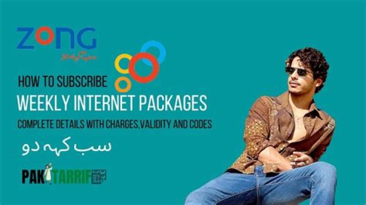 How can I subscribe Zong weekly pkg?