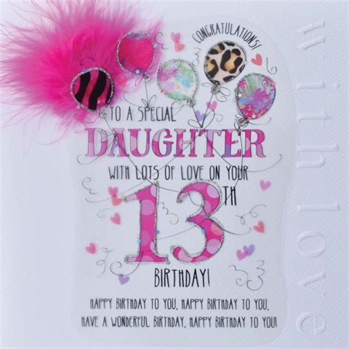 How can I surprise my daughter on her 13th birthday?
