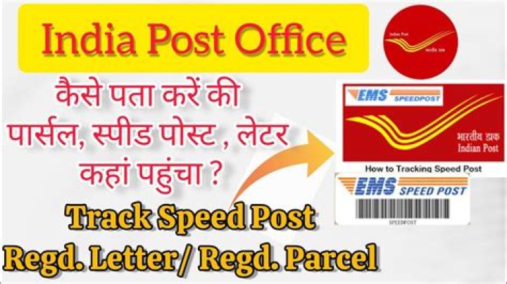 How can I track my post office speed post?