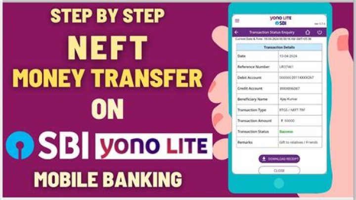 How can I transfer money from SBI to Neft?