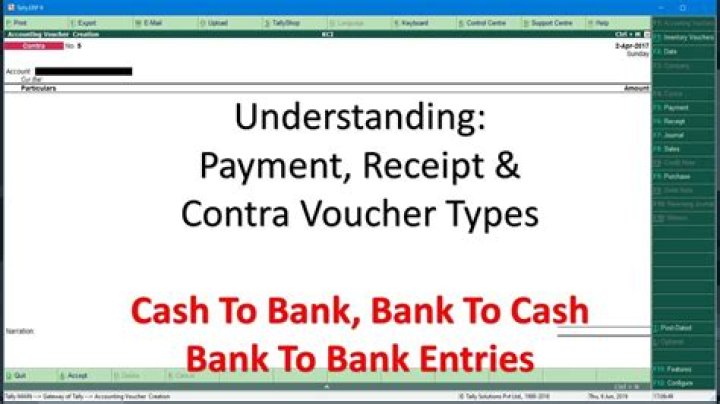 How can I transfer voucher in tally?