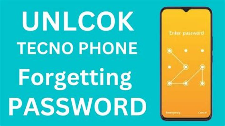 How can I unlock my Tecno k7 without password?