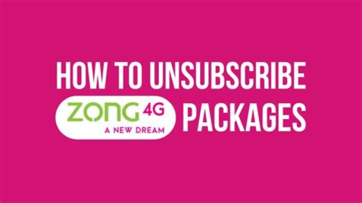 How can I unsubscribe Zong weekly hybrid package?