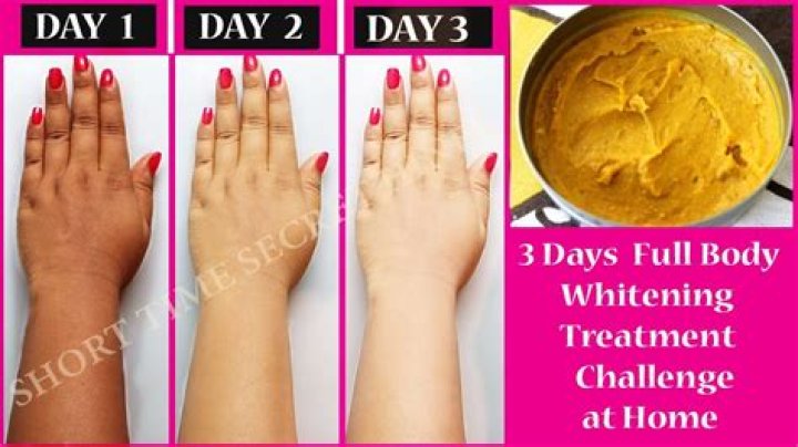 How can I whiten my skin in 3 days at home?