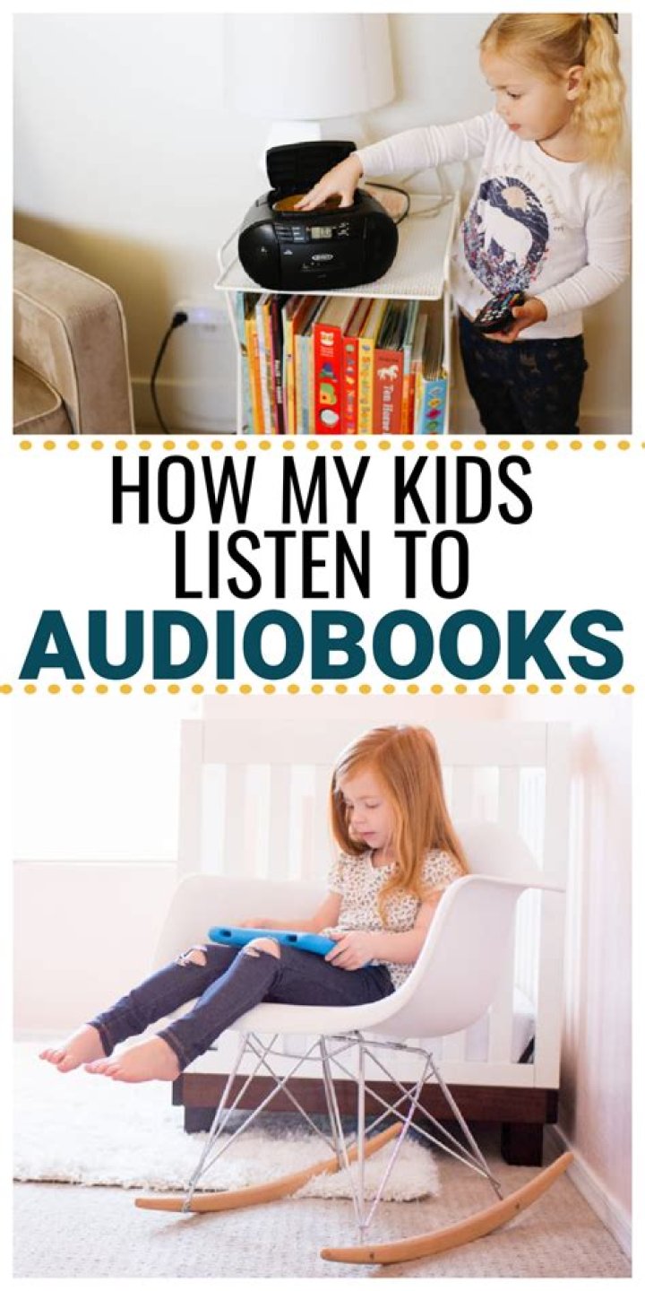 How can my child listen to audiobooks?