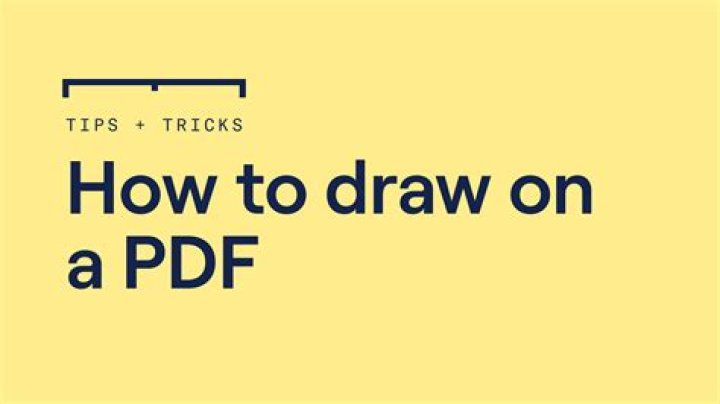 How can students draw on a PDF?