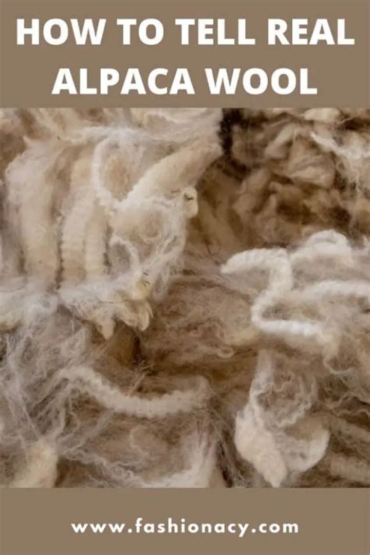 How can you tell a fake alpaca blanket?