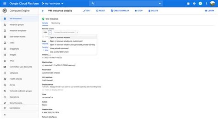 How connect VM to GCP?