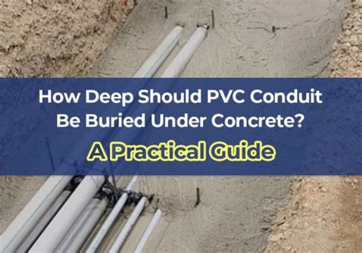 How deep should ground wire be buried?
