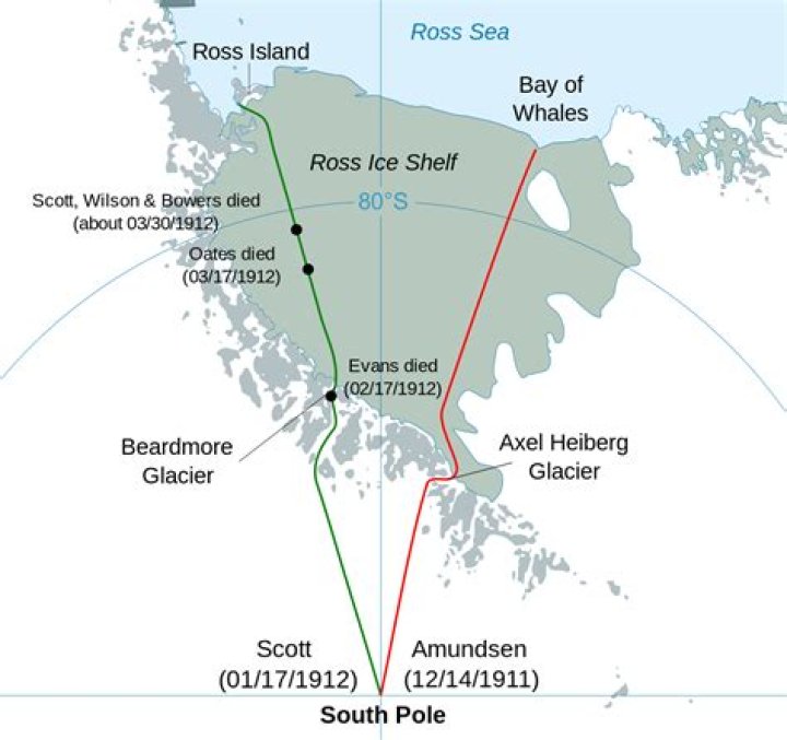 How did Amundsen know he was at the South Pole?
