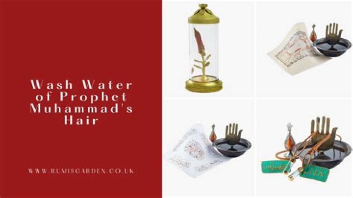 How did the Prophet wash his hair?