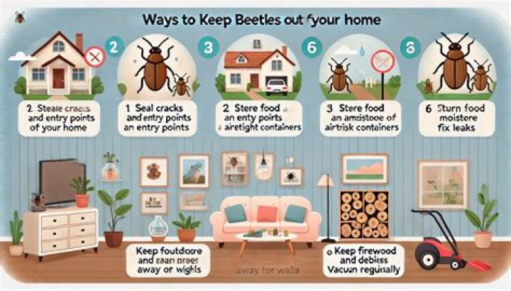 How do beetles get in your house?
