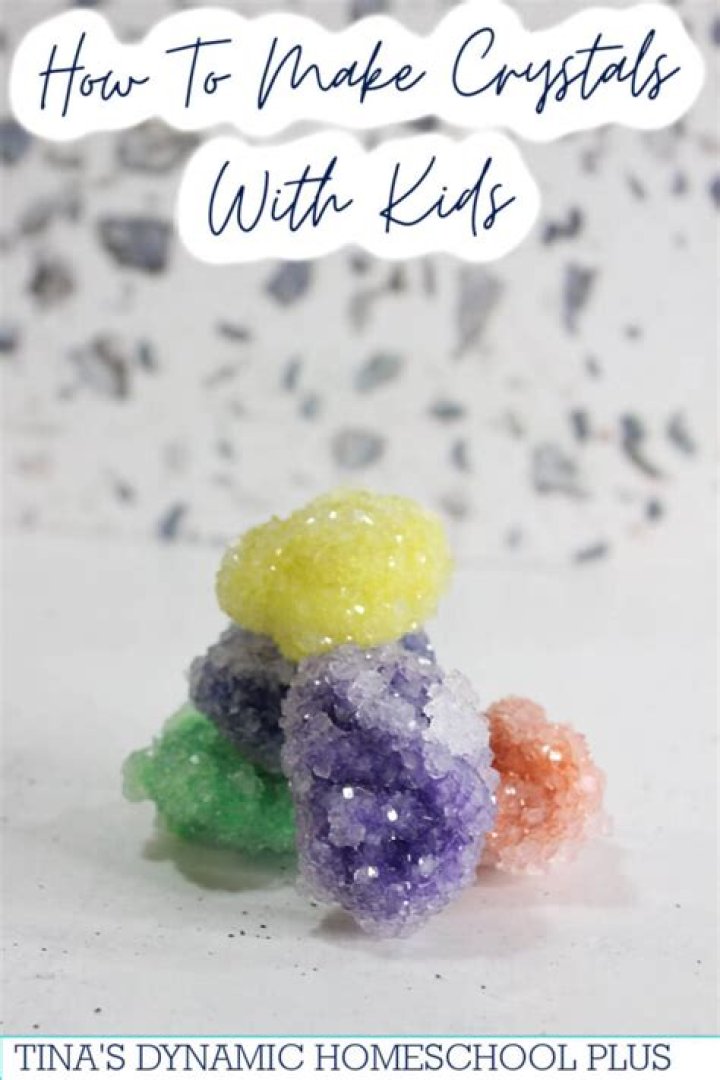 How do crystals form science project?