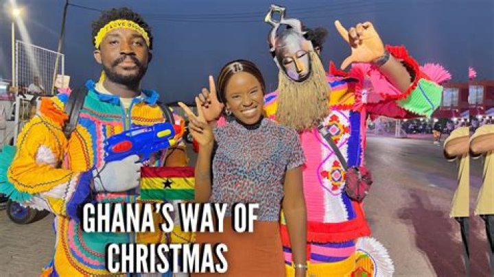 How do Ghanaians celebrate Christmas?