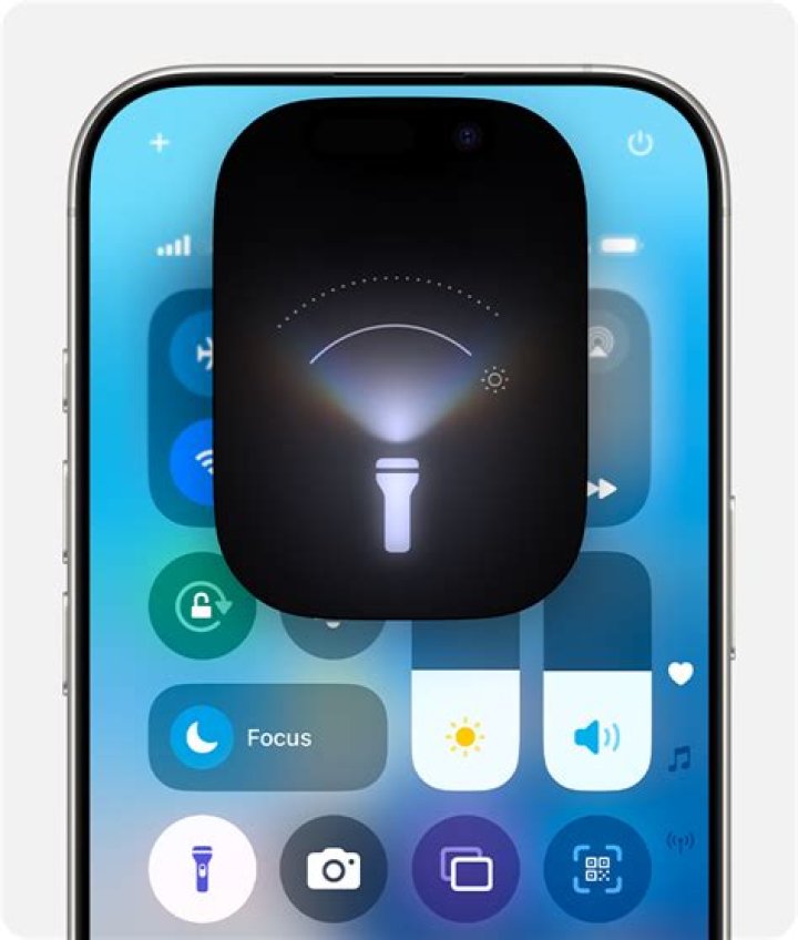 How do I access the flashlight on my iPad pro?