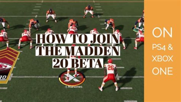 How do I access the Madden 20 beta?