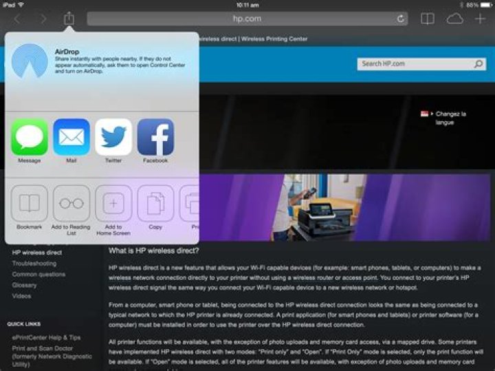 How do I add a bookmark on my iPad?