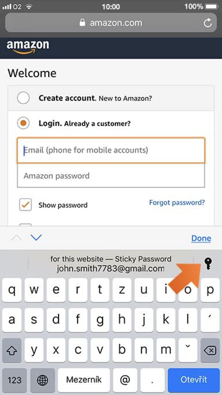 How do I add a password to autofill?