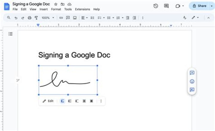 How do I add a signature to electronics?