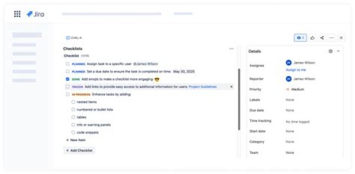 How do I add a smart checklist in Jira?