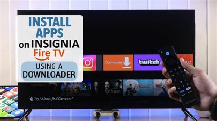 How do I add apps to my insignia Fire TV?