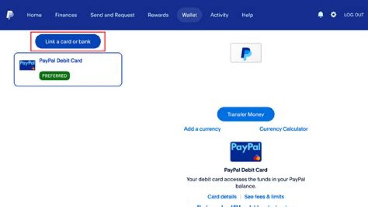 How do I add international card to PayPal?