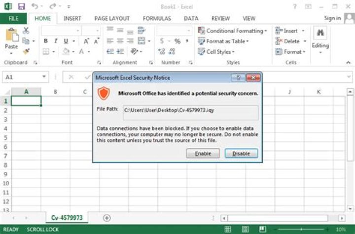 How do I add IQY to excel?