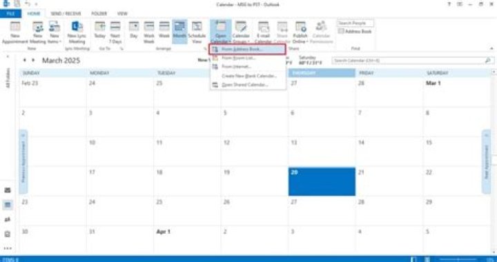 How do I add someone else's calendar in Outlook 365?