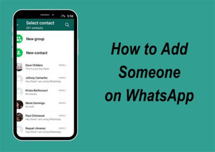 How do I add someone on WhatsApp from another country?