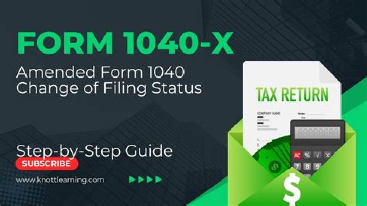 How do I amend a change of filing status?