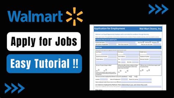 How do I apply at Walmart?