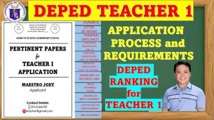 How do I apply to be a DepEd teacher?