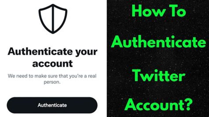How do I authenticate my twitter account?