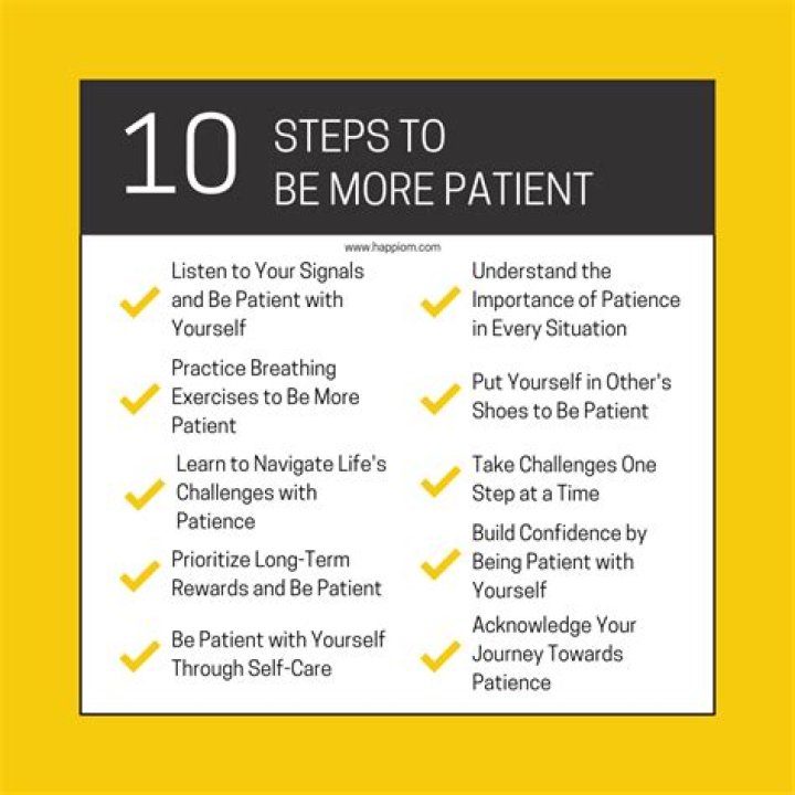How do I become more patient with my friend?