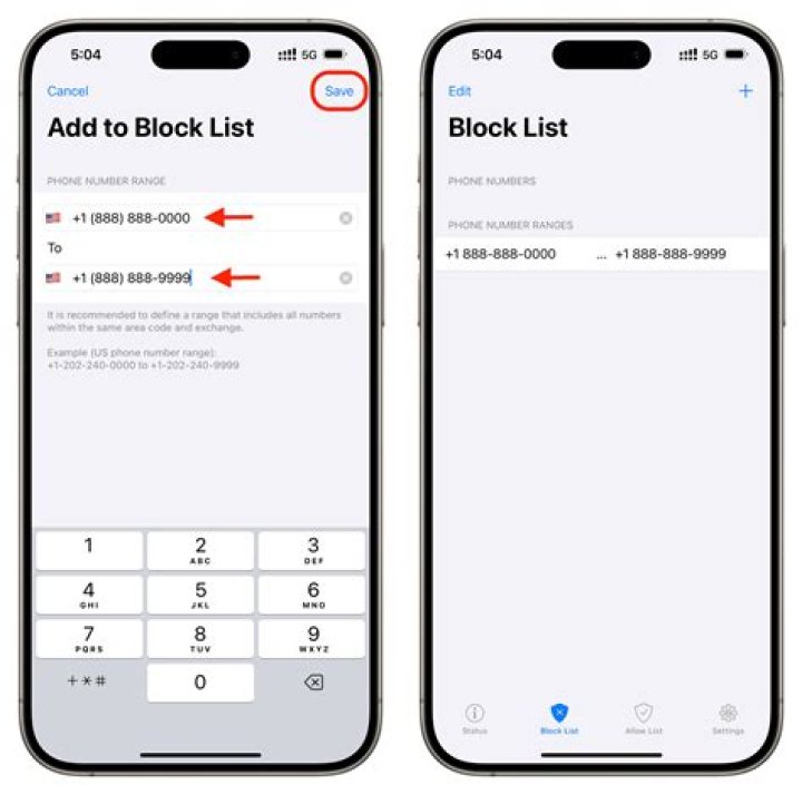 How do I block a number on iPhone 6?