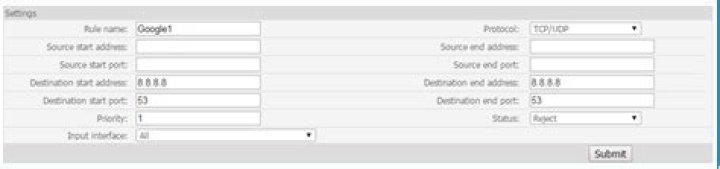 How do I block Google DNS on my Huawei router?