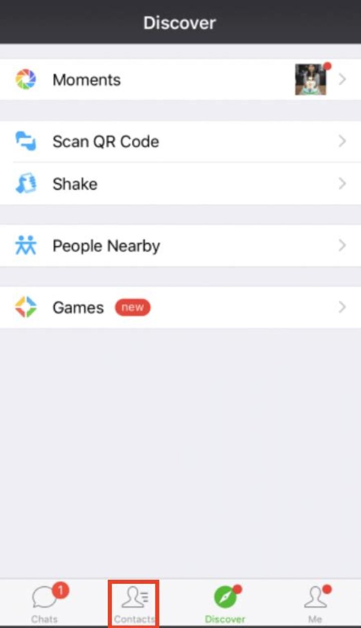 How do I block someone on WeChat Iphone?